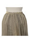 メタリックツイルプリーツスカート オブリオ/AUBRIOT