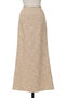 イタリアンサマーツィードスカート オブリオ/AUBRIOT ベージュ