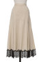 ラグジュアリーウーステッドスカート オブリオ/AUBRIOT ライトベージュ