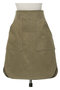 ヴィンテージコットンギャバスカート オブリオ/AUBRIOT カーキ