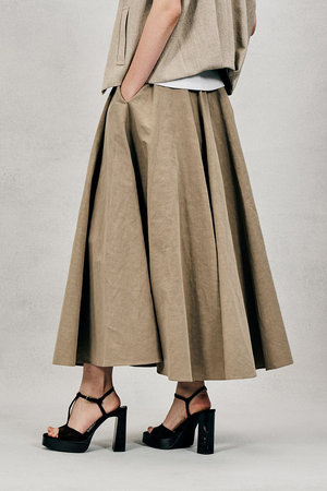 オブリオ/AUBRIOTのドライリネンタイプライタースカート(110700/110703)