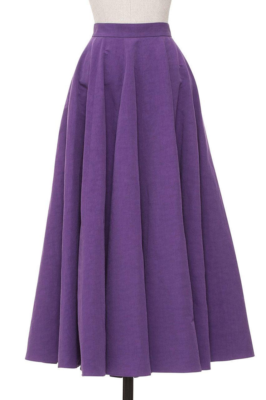 オブリオ/AUBRIOTのドライリネンタイプライタースカート(パープル/S5175407)