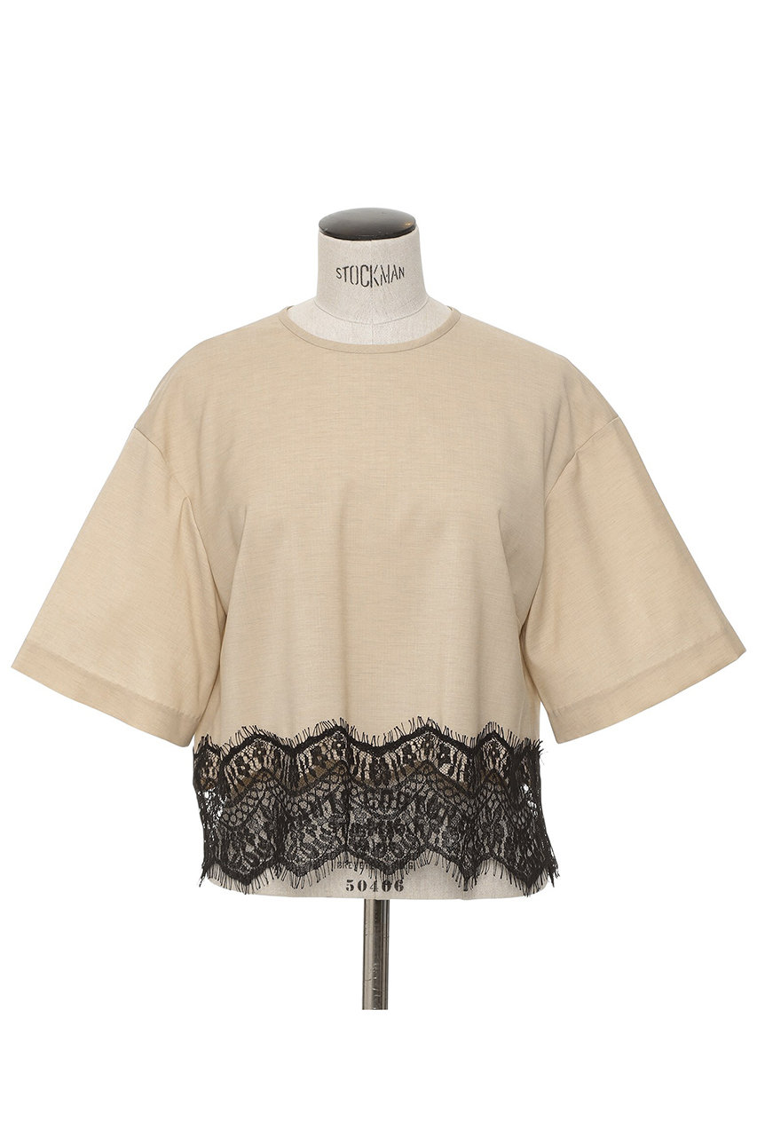 オブリオ/AUBRIOTのラグジュアリーウーステッドトップス(ライトベージュ/S5185405)