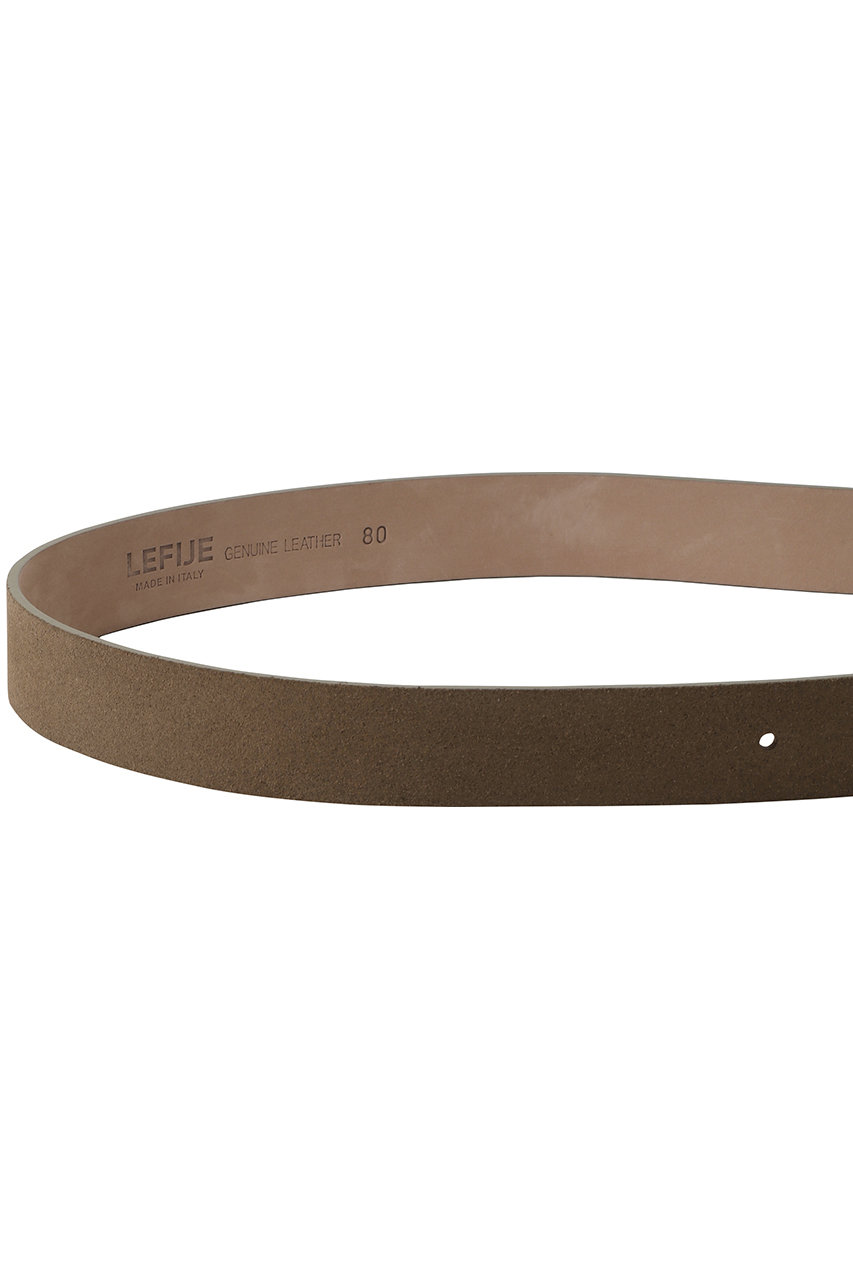 LEFIJE(レフィエ)｜スエードオーバルベルト/ベージュ の通販｜ELLESHOP