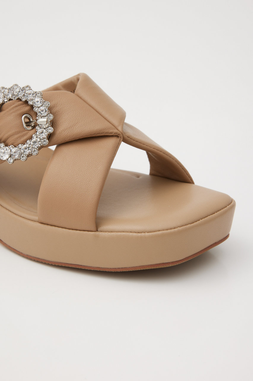 STACCATO(スタッカート)｜ムーンフラワリーパフィークロスサンダル