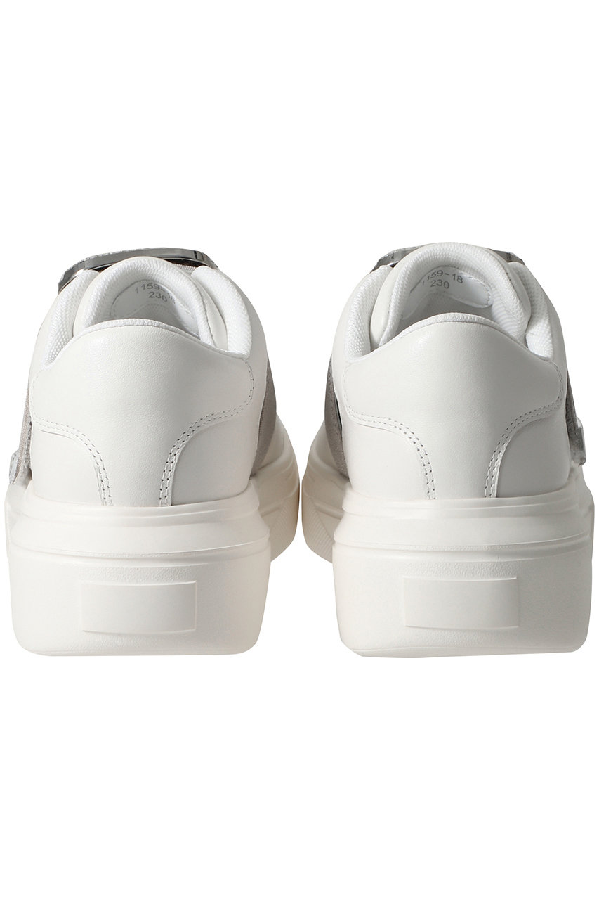 STACCATO(スタッカート)｜クイープバックルベルトスリッポン/WHT の