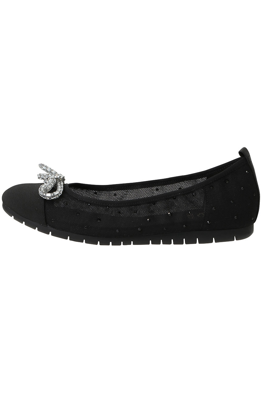 STACCATO(スタッカート)｜アリサメッシュバレエシューズ/ブラック の