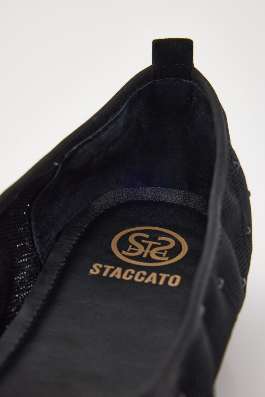 STACCATO(スタッカート)｜アリサメッシュバレエシューズ/ブラック の