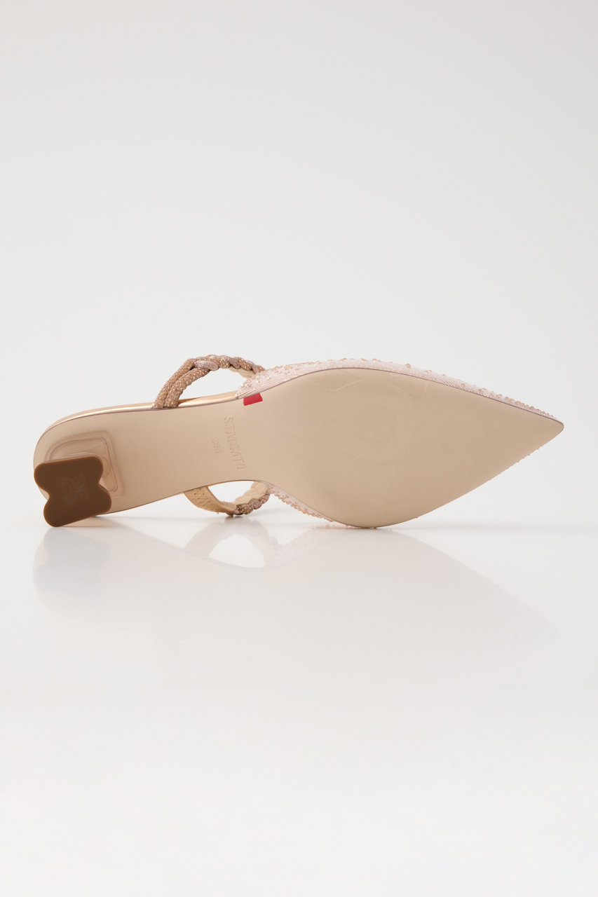 STACCATO(スタッカート)｜デリルヌーディークリアミュール/ピンク の