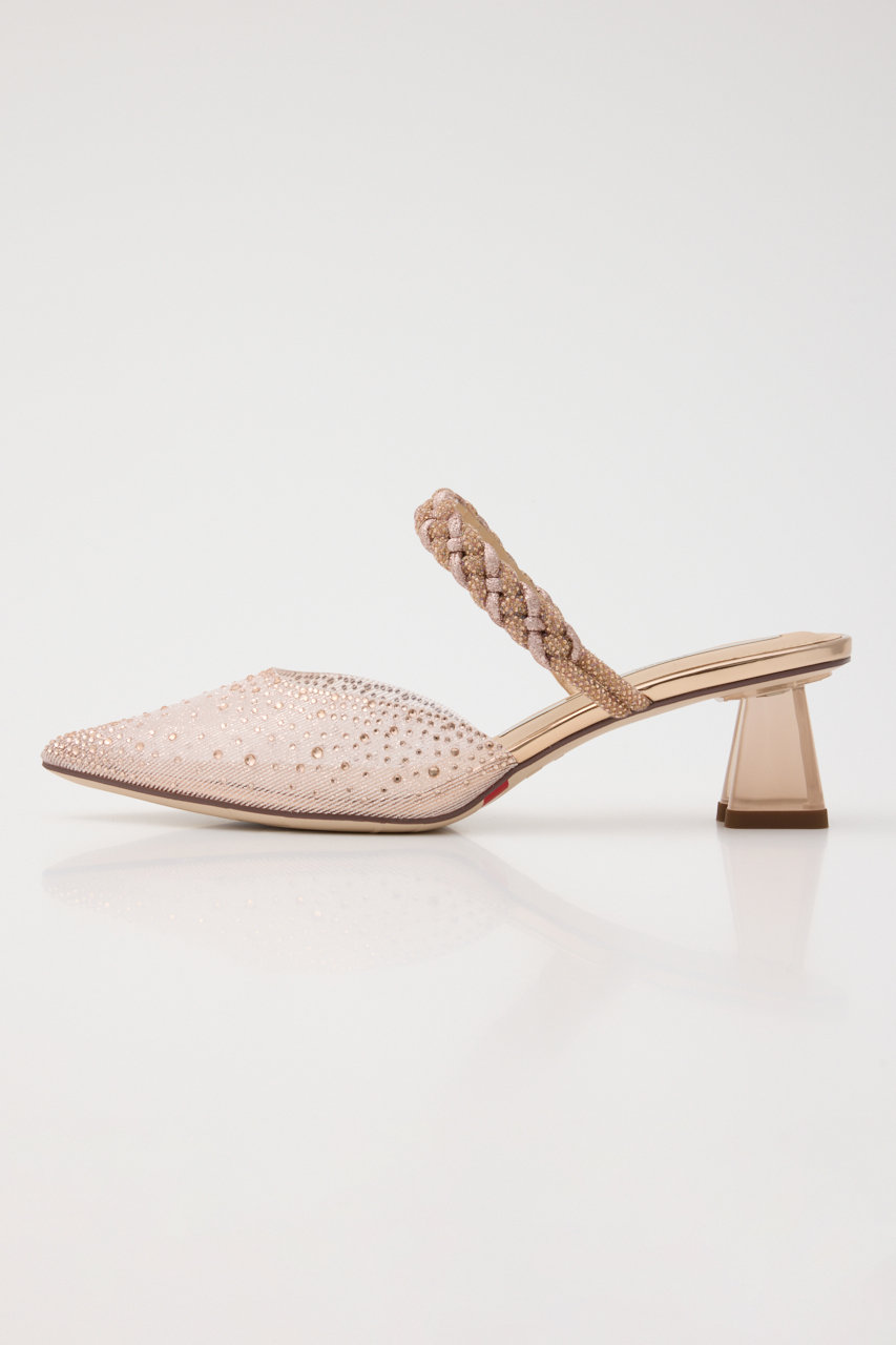 STACCATO(スタッカート)｜デリルヌーディークリアミュール/ピンク の