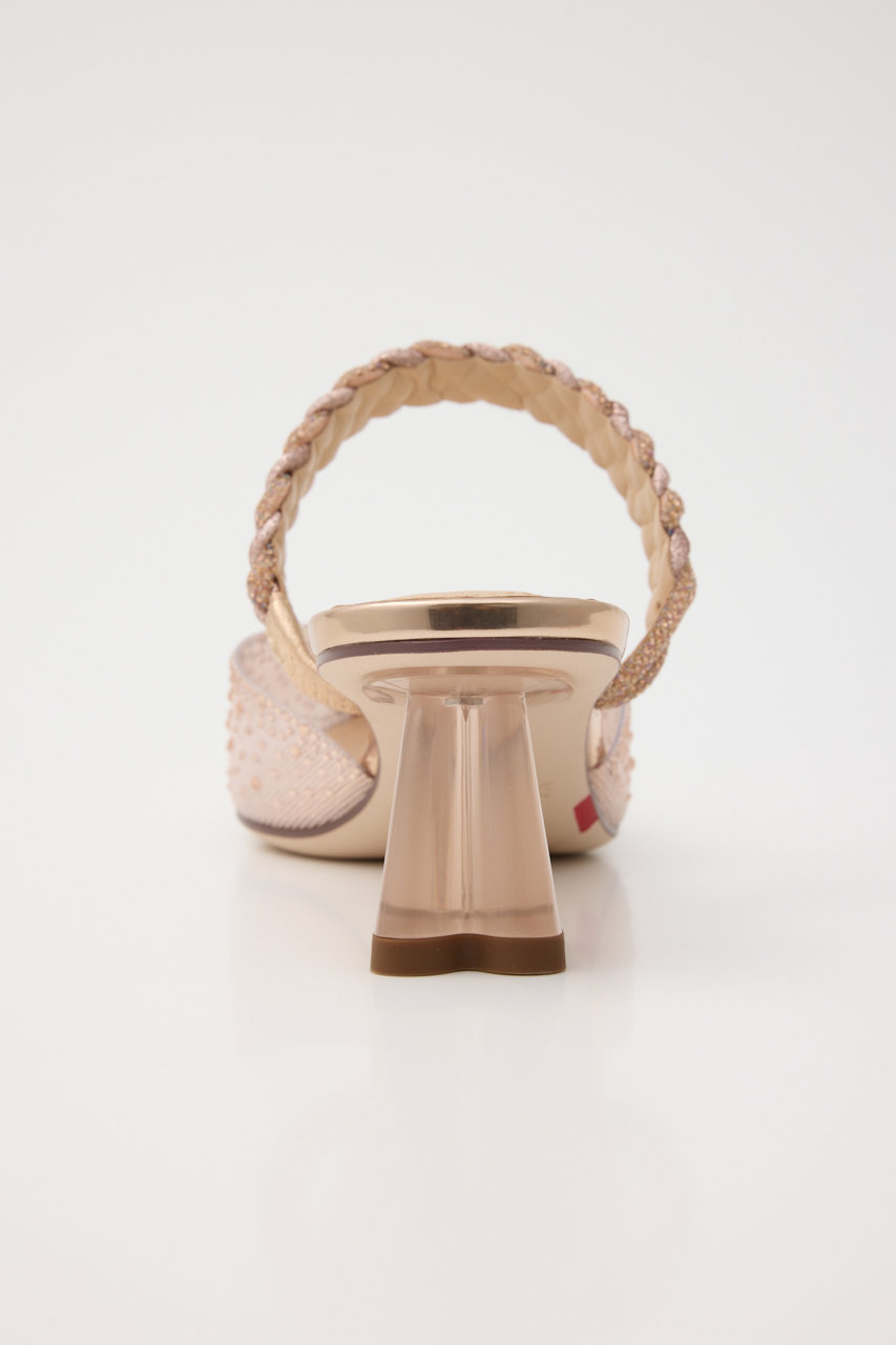 STACCATO(スタッカート)｜デリルヌーディークリアミュール/ピンク の