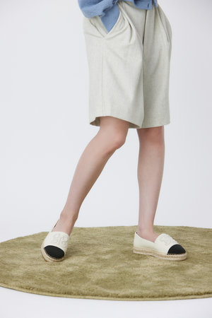 スタッカート/STACCATOのSTパールプラットフォームエスパドリーユ(130400/130403)