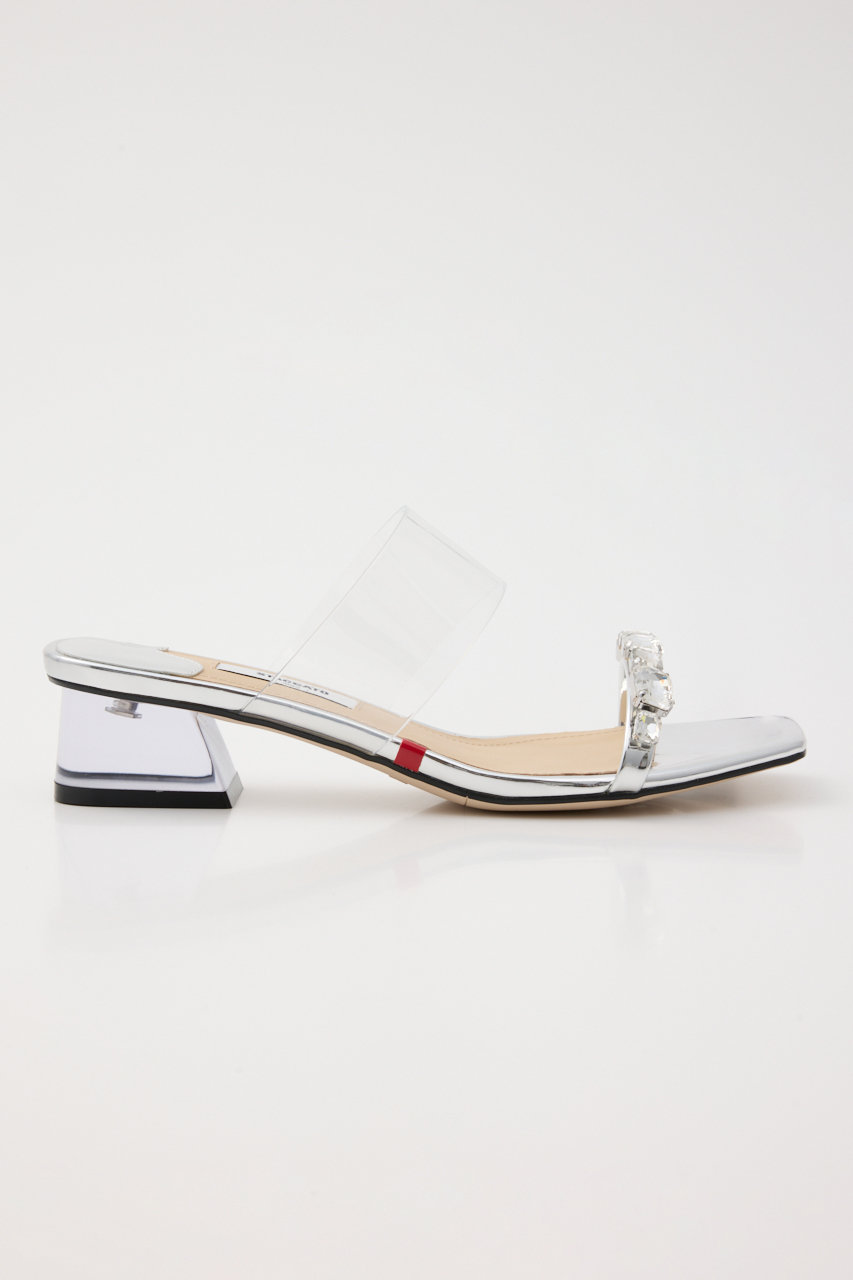 【美品】STACCATO スタッカート シルバーサンダル STACCATO(スタッカート)｜バウムプラットフォームサンダル