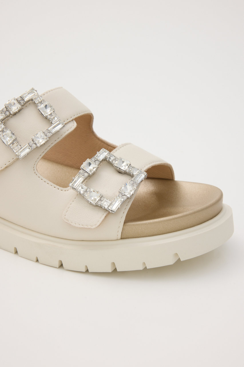 【新品】STACCATO サンダルバックベルト有23.5 新品】STACCATO サンダルバックベルト有23.5