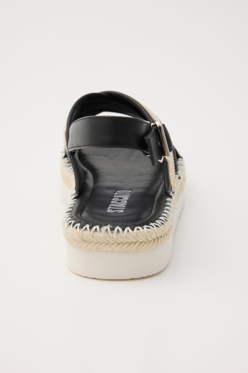 美品❣️STACCATO スタッカート❣️軽量　ヴィクトグロスフラットサンダル厚底 STACCATO(スタッカート)｜アランクロスプラットフォームサンダル