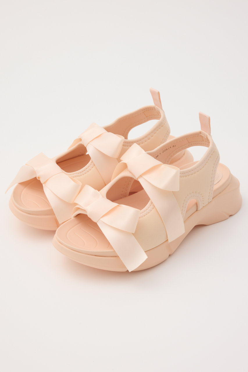 STACCATO ミルキーWリボンスポーツサンダル (Sピンク, 23.5cm) スタッカート ELLE SHOP STACCATO ミルキーWリボンスポーツサンダル (Sピンク, 23.5cm) スタッカート ELLE SHOP