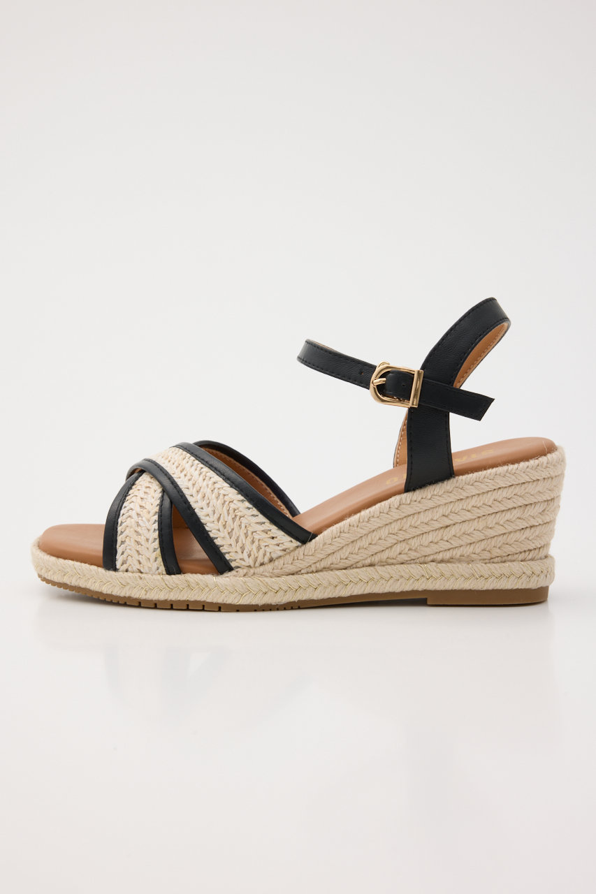 【未使用級】STACCATO スタッカート　22.5 ストラップ　サンダル STACCATO(スタッカート)｜アランクロスウェッジソールライト
