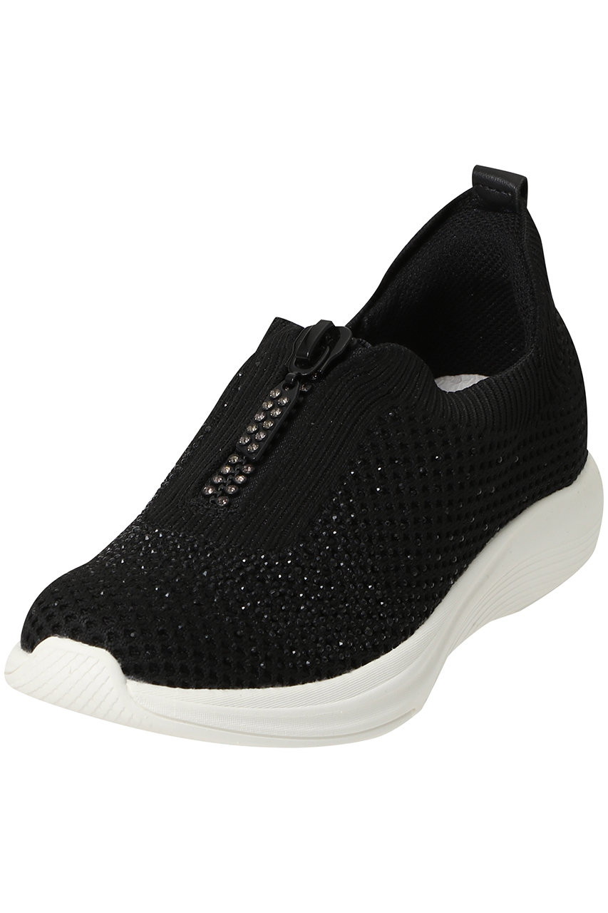 STACCATO デザインZIPハンディライトスリッポン (ブラック, 23.5cm) スタッカート ELLE SHOP STACCATO デザインZIPハンディライトスリッポン (ブラック, 23.5cm) スタッカート ELLE SHOP