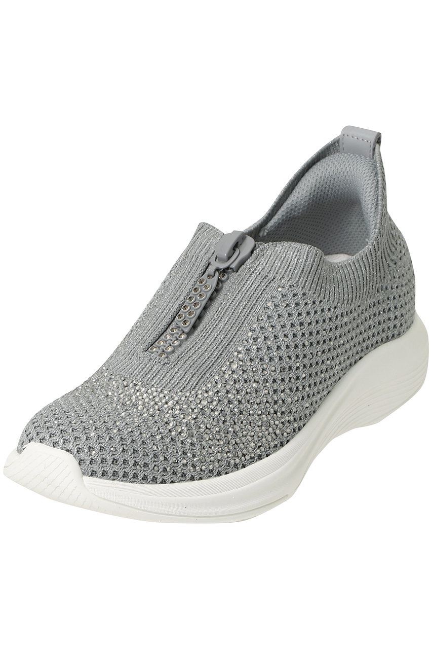 STACCATO デザインZIPハンディライトスリッポン (グレー, 23.5cm) スタッカート ELLE SHOP STACCATO デザインZIPハンディライトスリッポン (グレー, 23.5cm) スタッカート ELLE SHOP