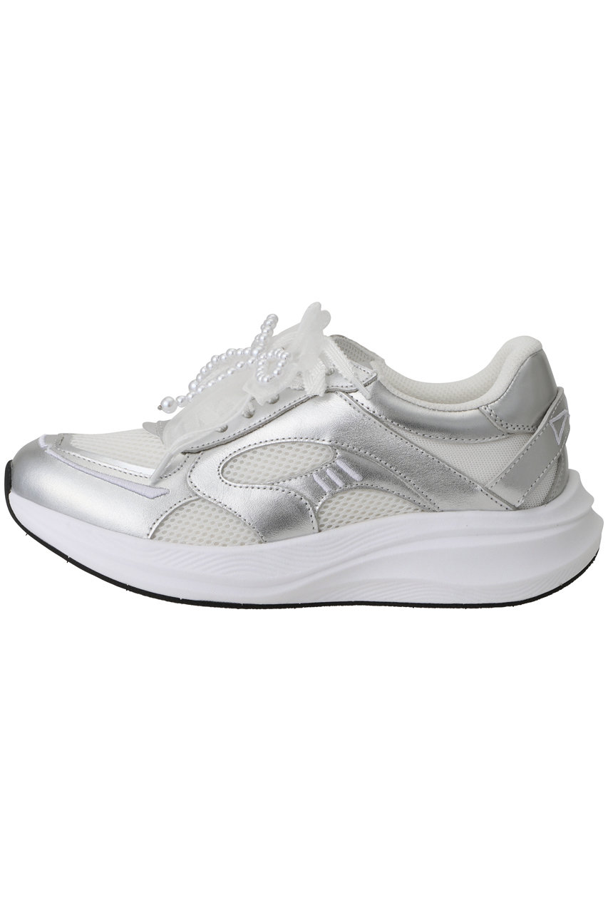STACCATO スタッカート　スニーカー　シューズ 美品 STACCATO スタッカート ラメシューレース スリッポン