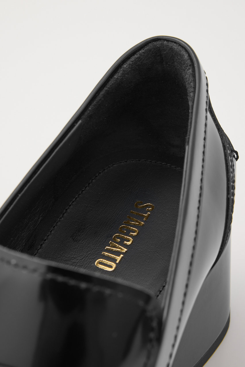 STACCATO(スタッカート)｜レイスヒールローファー/ブラック の通販