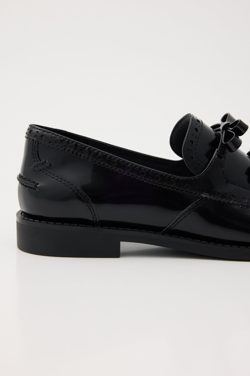 STACCATO(スタッカート)｜アンブルダブルリボンローファー/ブラック の