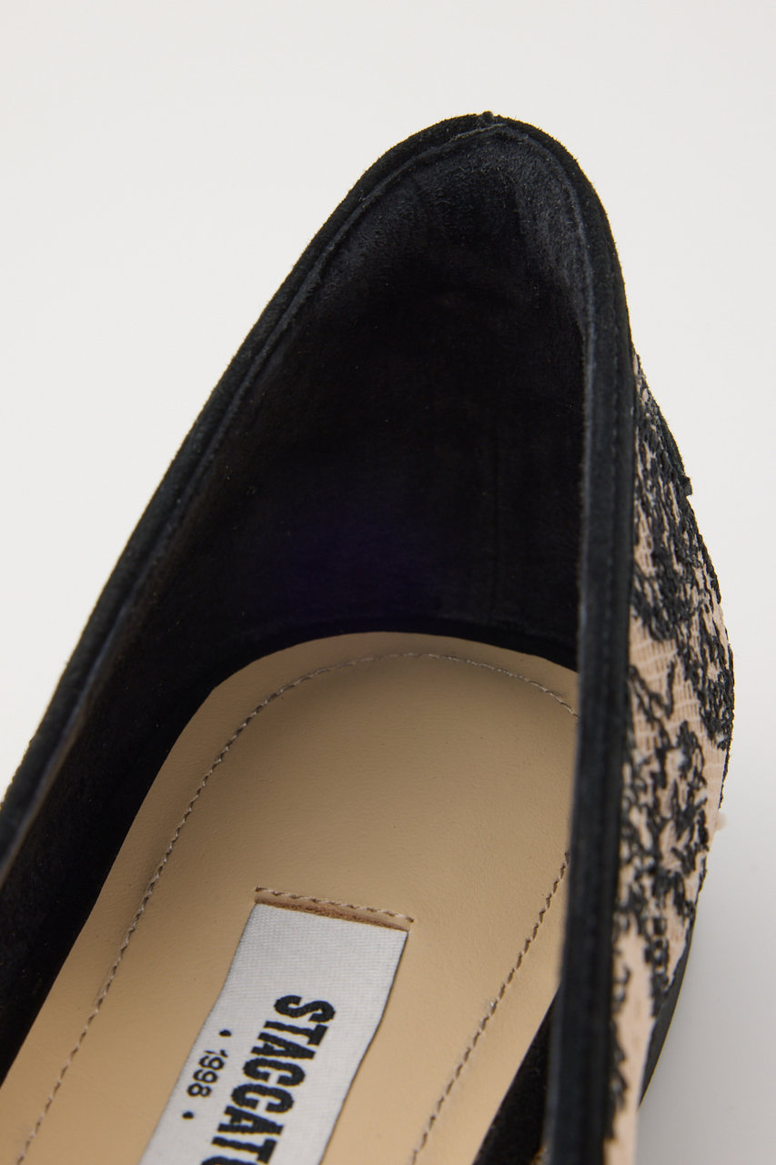 STACCATO(スタッカート)｜パリスパールフラット/柄ブラック の通販