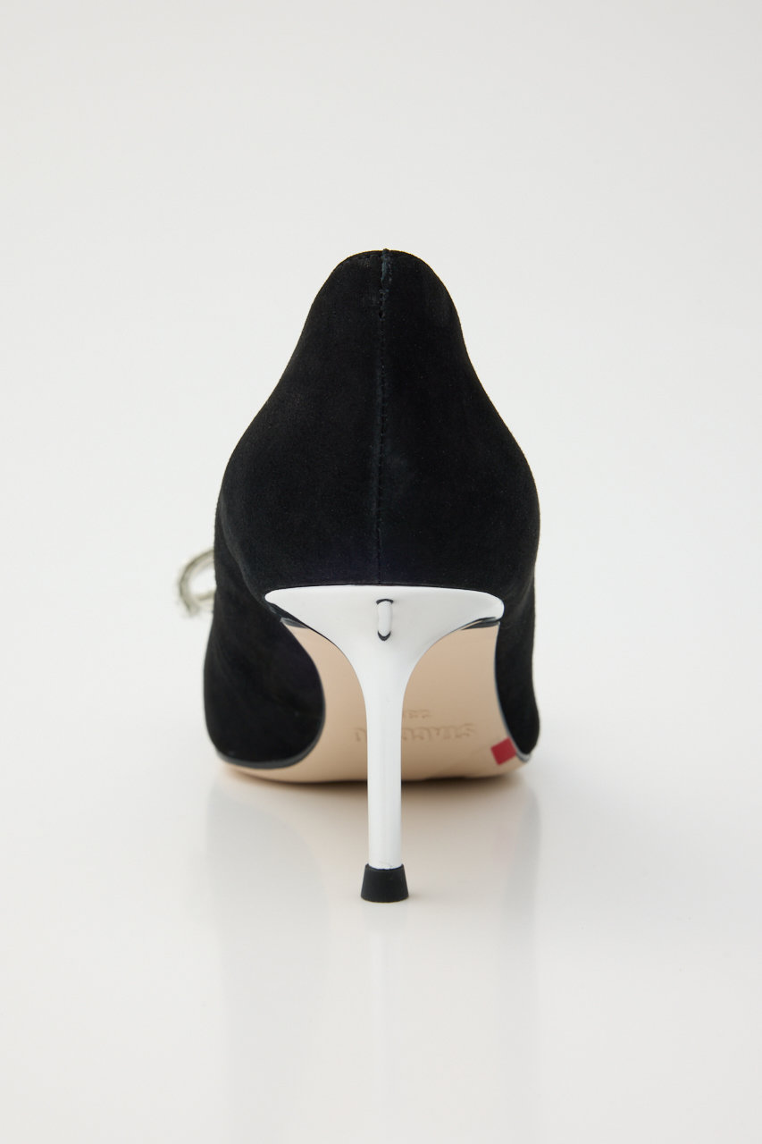 STACCATO(スタッカート)｜シャーロットリボンパンプス/Dブラック の