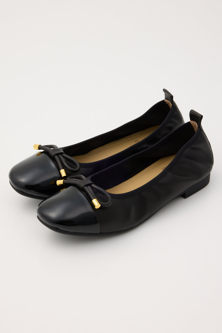 STACCATO(スタッカート)｜バトンリボンバレエシューズ/ブラック の通販