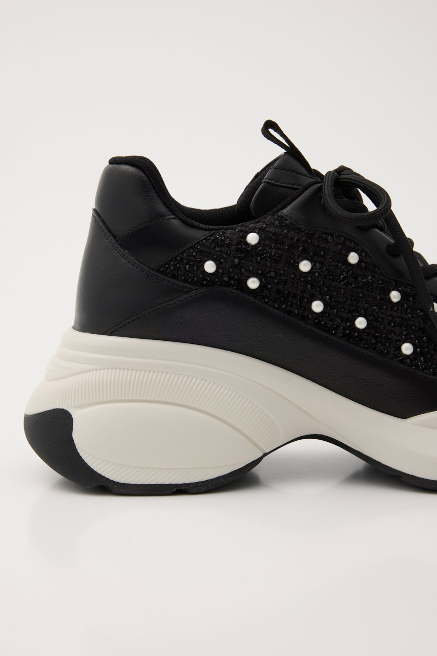 STACCATO(スタッカート)｜パールミックスハイヒールスニーカー