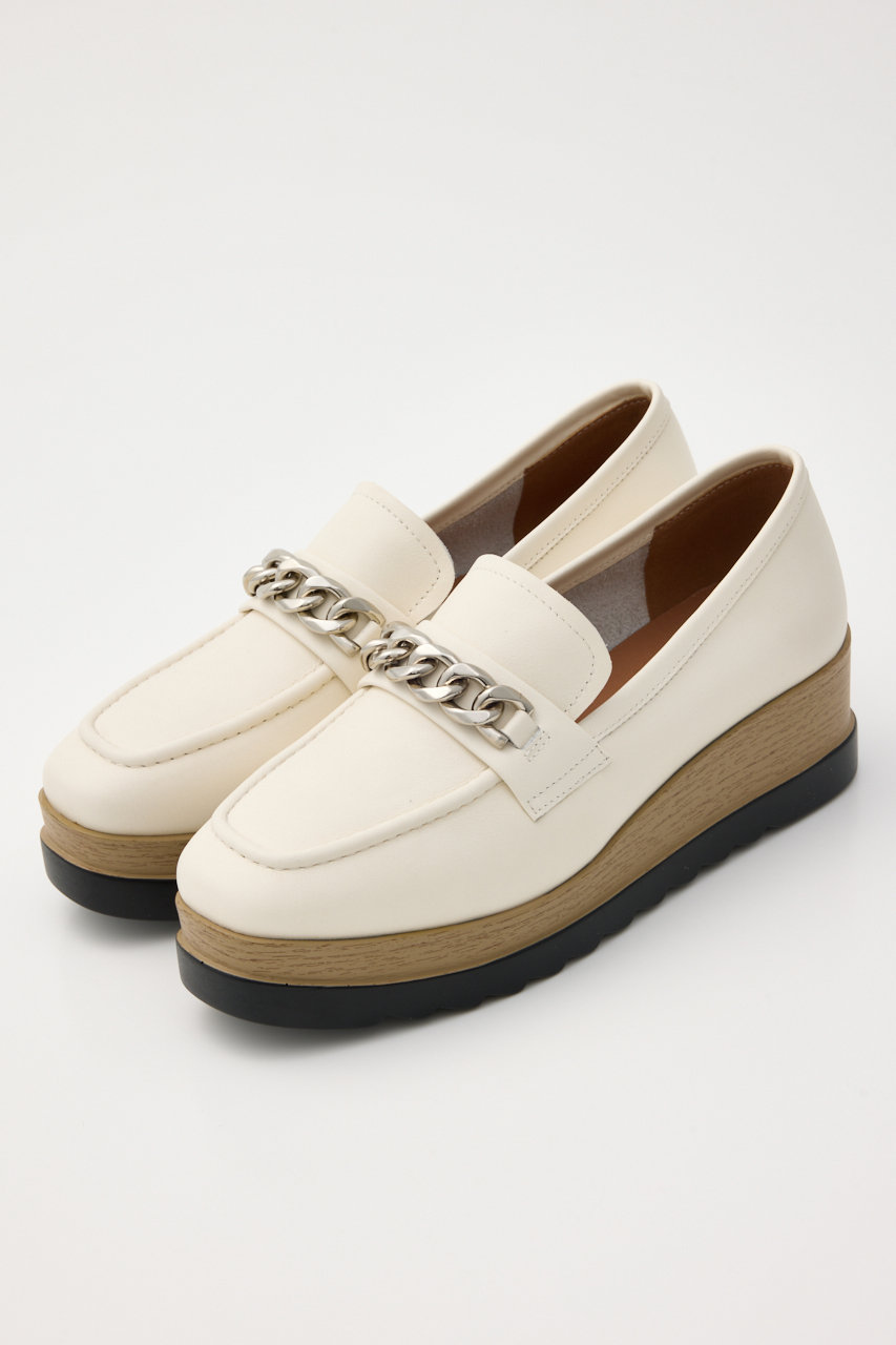 スタッカート/STACCATOのモードチェーンプラットフォーム(ホワイト/350IA148-8160)