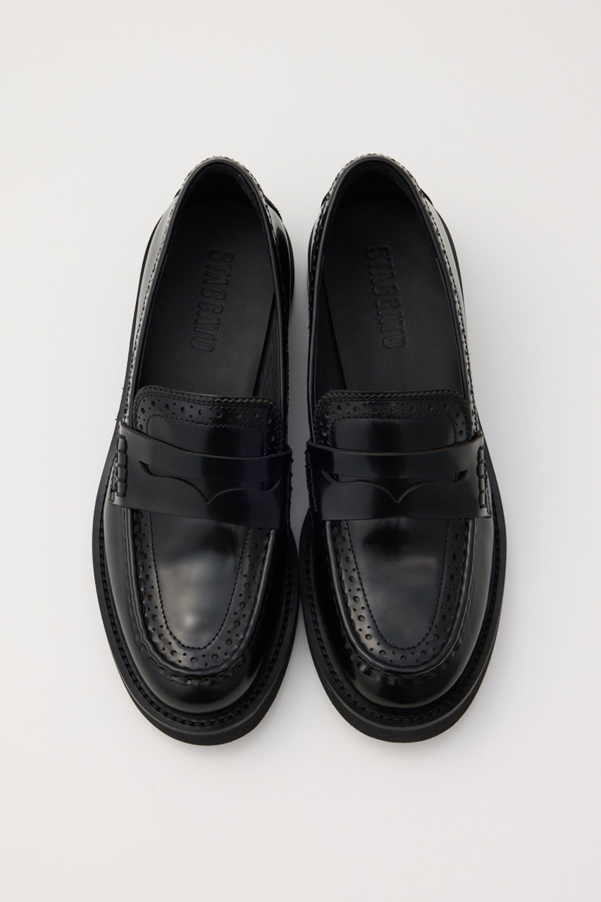 STACCATO(スタッカート)｜アースティピカルローファー/ブラック の通販