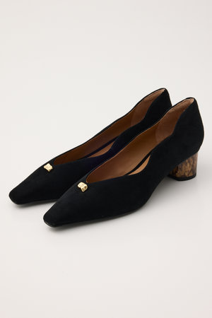 スタッカート/STACCATOのスカラップマーブルヒールシューティー(130100/130101)