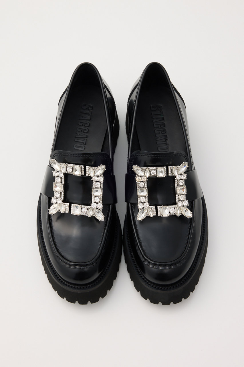 STACCATO(スタッカート)｜エルザボリュームローファー/ブラック の通販