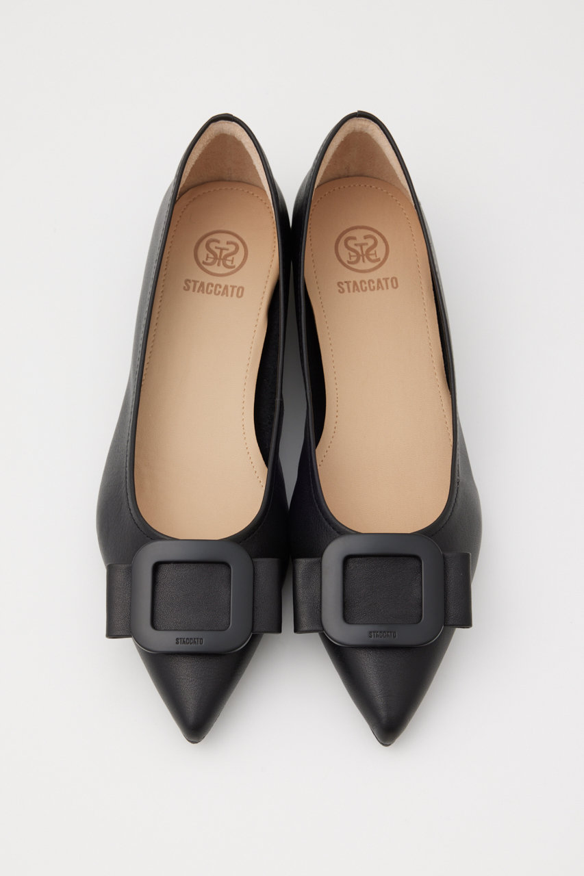 STACCATO(スタッカート)｜ミルーレフラットシューズ/ブラック の通販