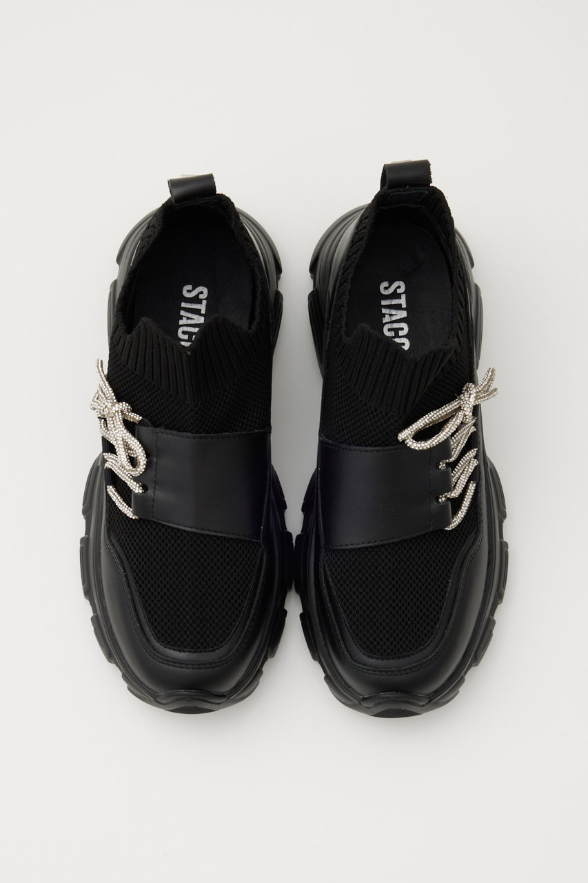 STACCATO(スタッカート)｜ドルチェコードバンプスリッポン/ブラック の