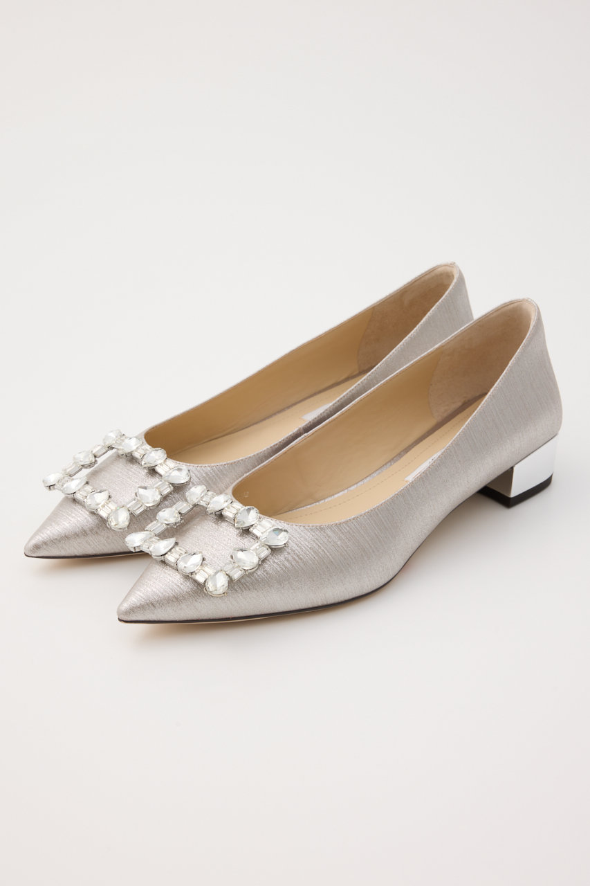 スタッカート/STACCATOのシャーロットビジューバックルパンプス(ゴールド/350IA112-2035)