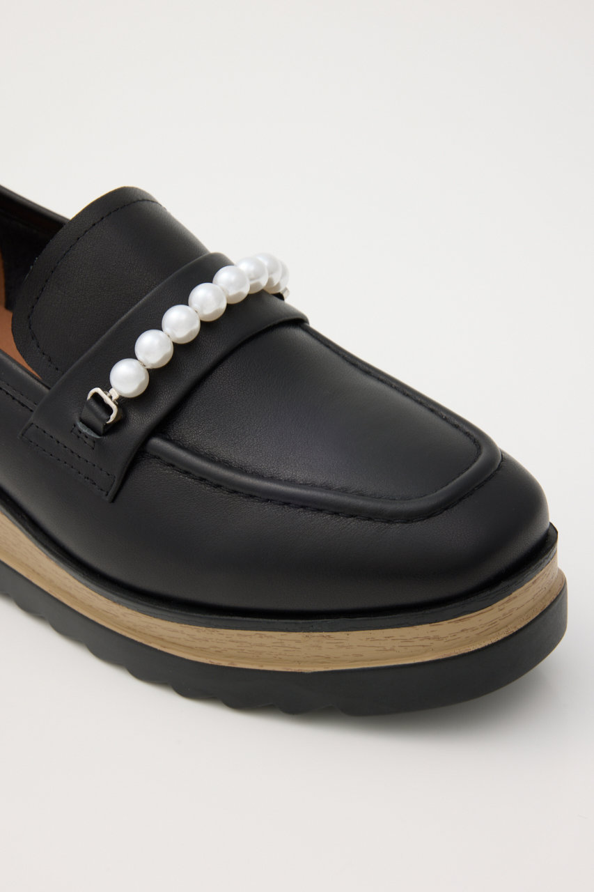 STACCATO(スタッカート)｜パールチェーンプラットフォーム/ブラック の