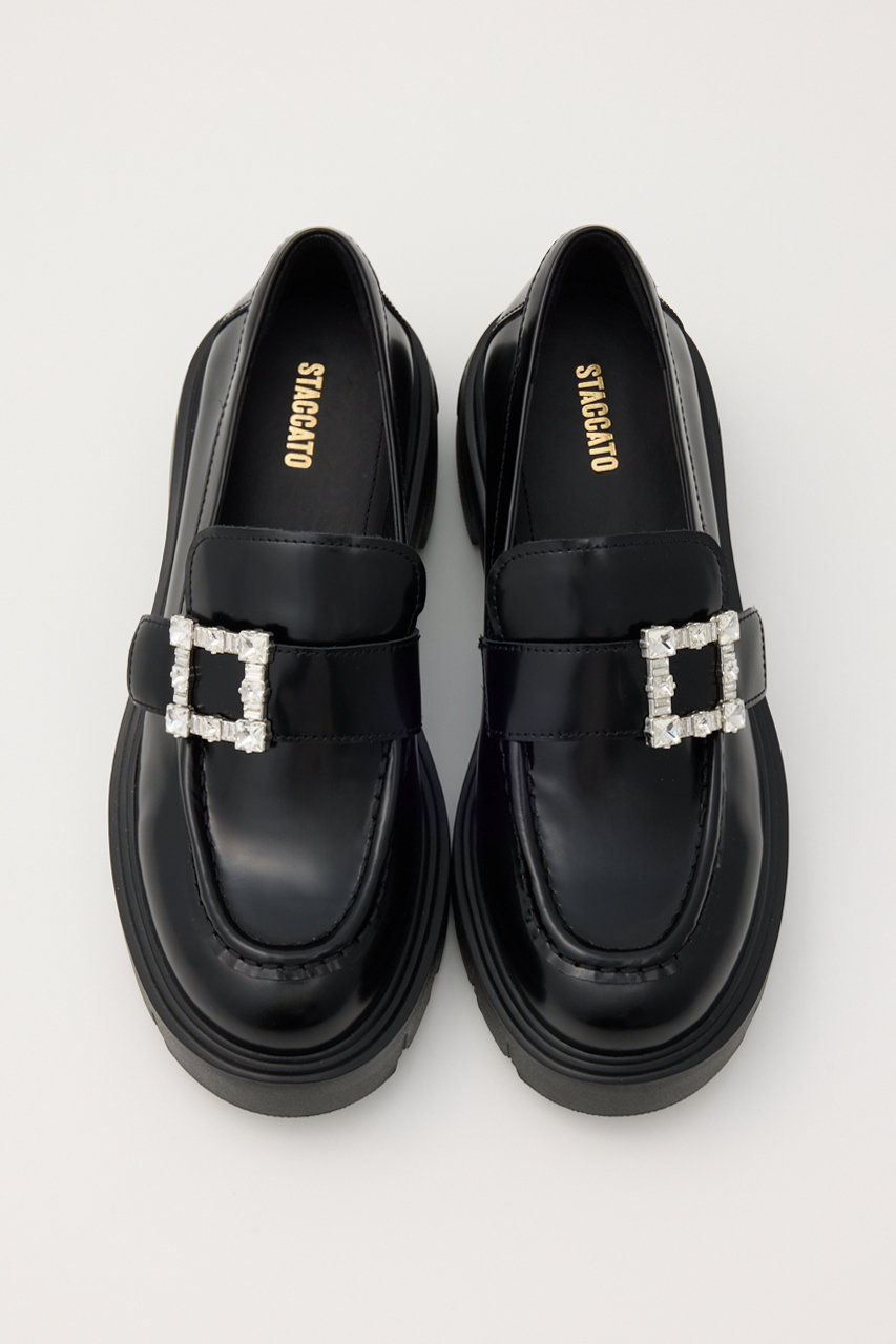 STACCATO(スタッカート)｜ロリータンクソールローファー/ブラック の