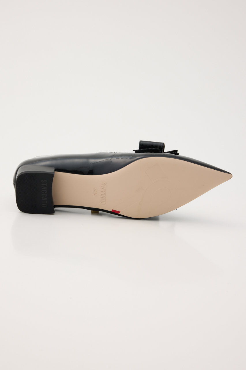 STACCATO(スタッカート)｜ドリスリボンパンプス/ブラック の通販