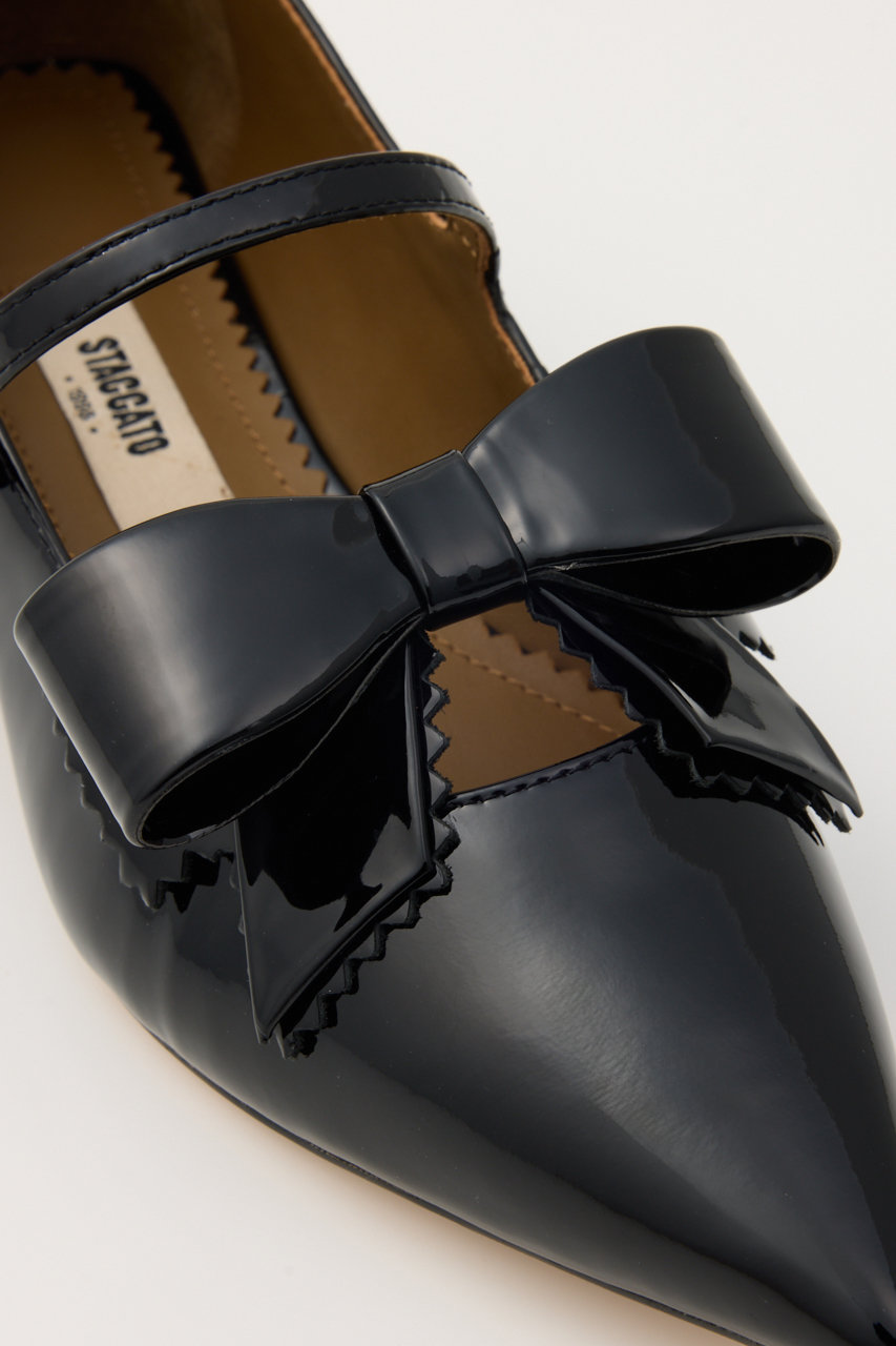 STACCATO(スタッカート)｜ドリスリボンパンプス/ブラック の通販