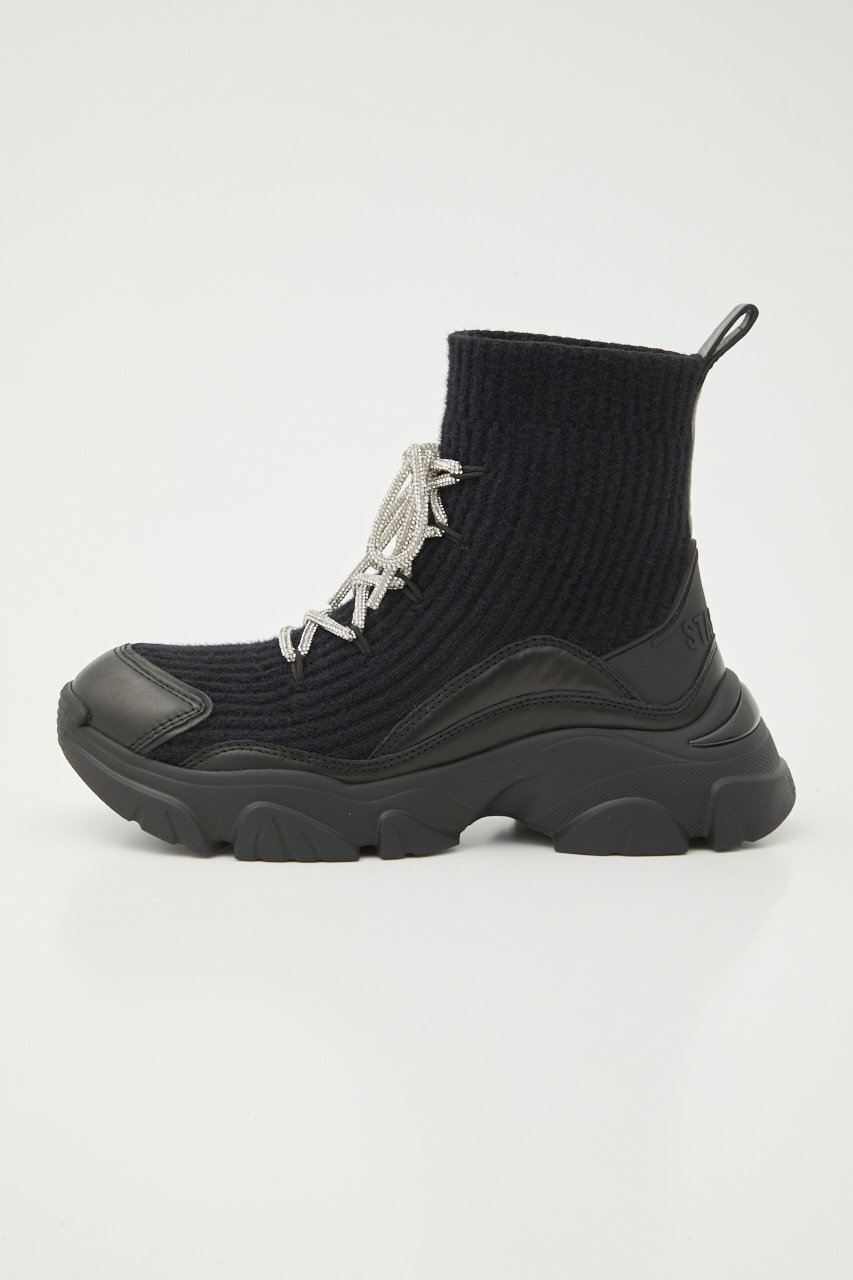 スタッカート/STACCATOのドルチェコードスニーカーブーツ(ブラック/350IA124-4035)