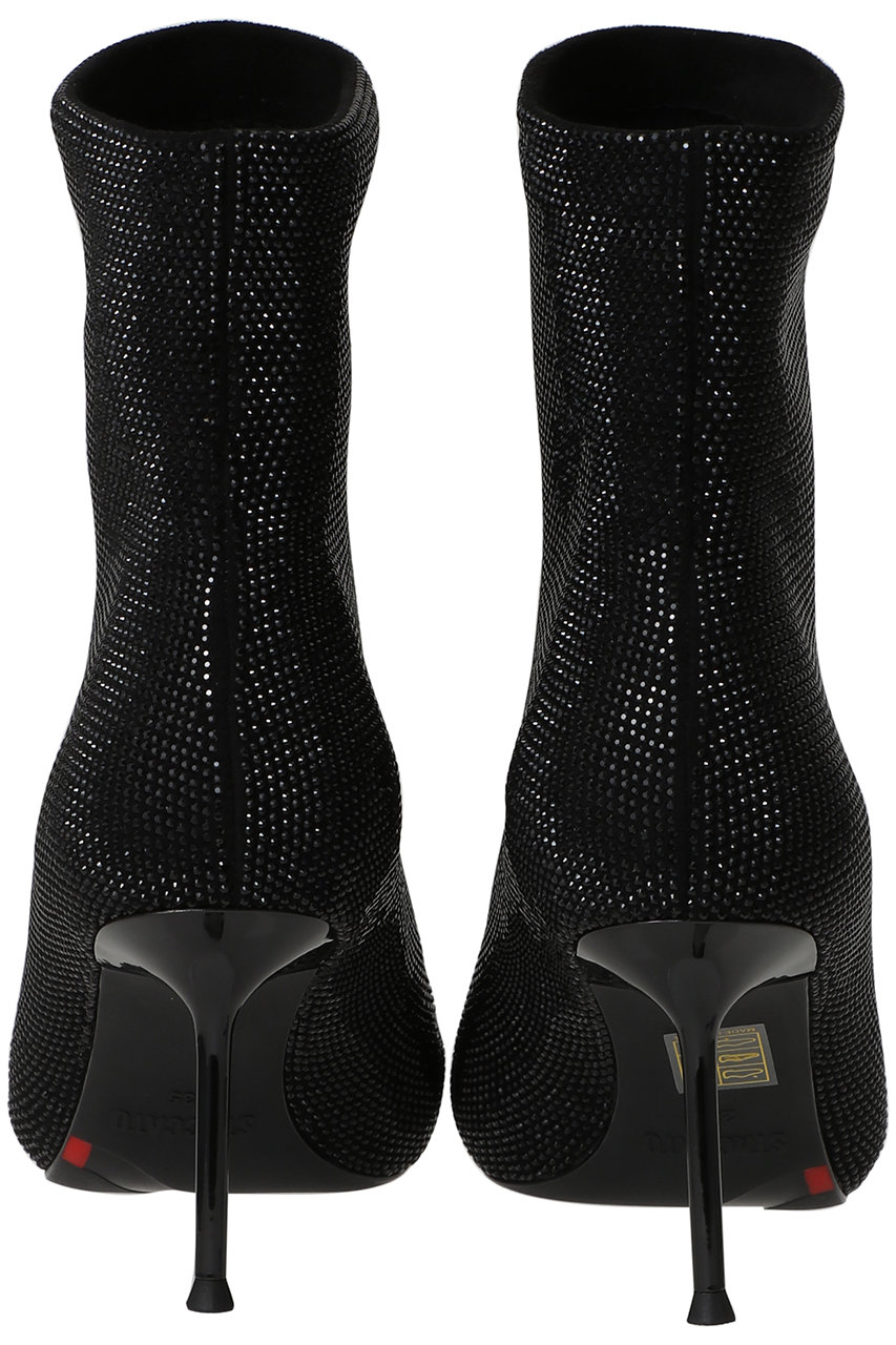 STACCATO(スタッカート)｜エレガントリーフィットブーツ/柄ブラック の