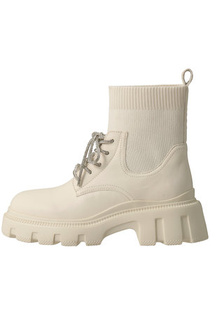 スタッカート/STACCATOのドルチェニットコンビライトソールブーツ(130300/130301)