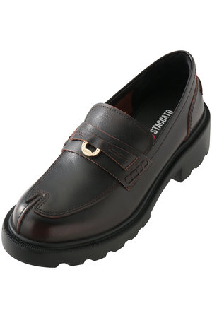 スタッカート/STACCATOのフーフボリュームソールローファー(130400/130403)