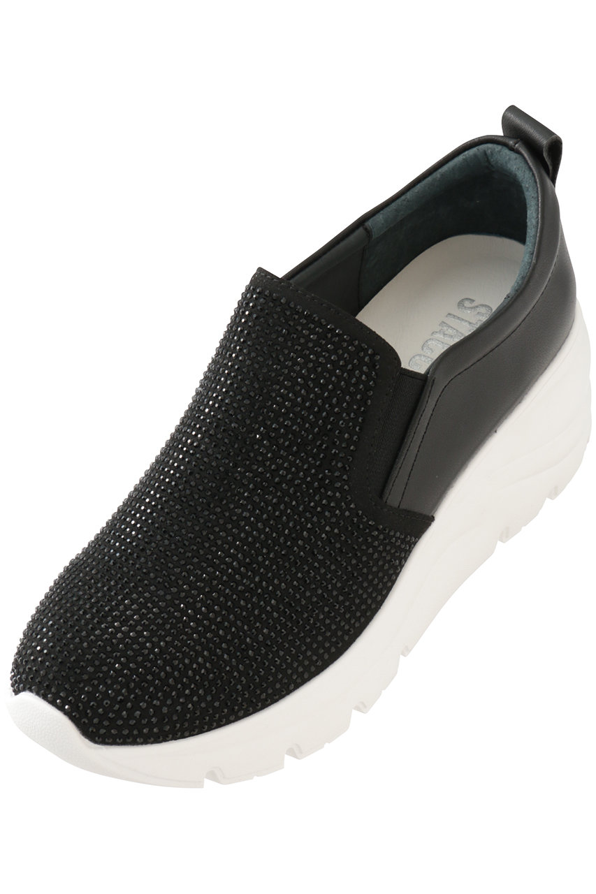 スタッカート/STACCATOのクリスハイヒールスリッポン(ブラック/350JS149-9235)