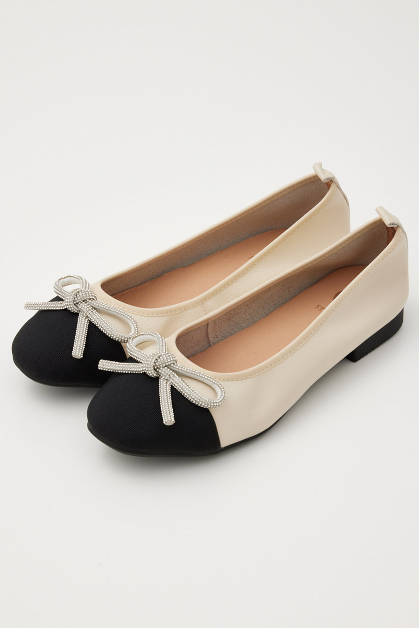 スタッカート/STACCATOのエリーゼバレエシューズ(柄ホワイト/350JS112-2050)