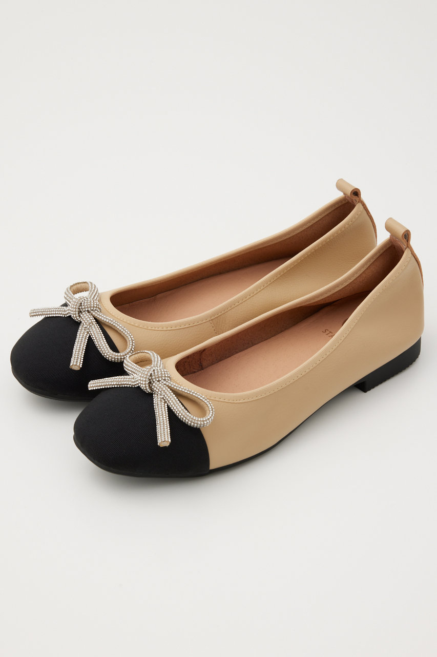 スタッカート/STACCATOのエリーゼバレエシューズ(D.ベージュ/350JS112-2050)