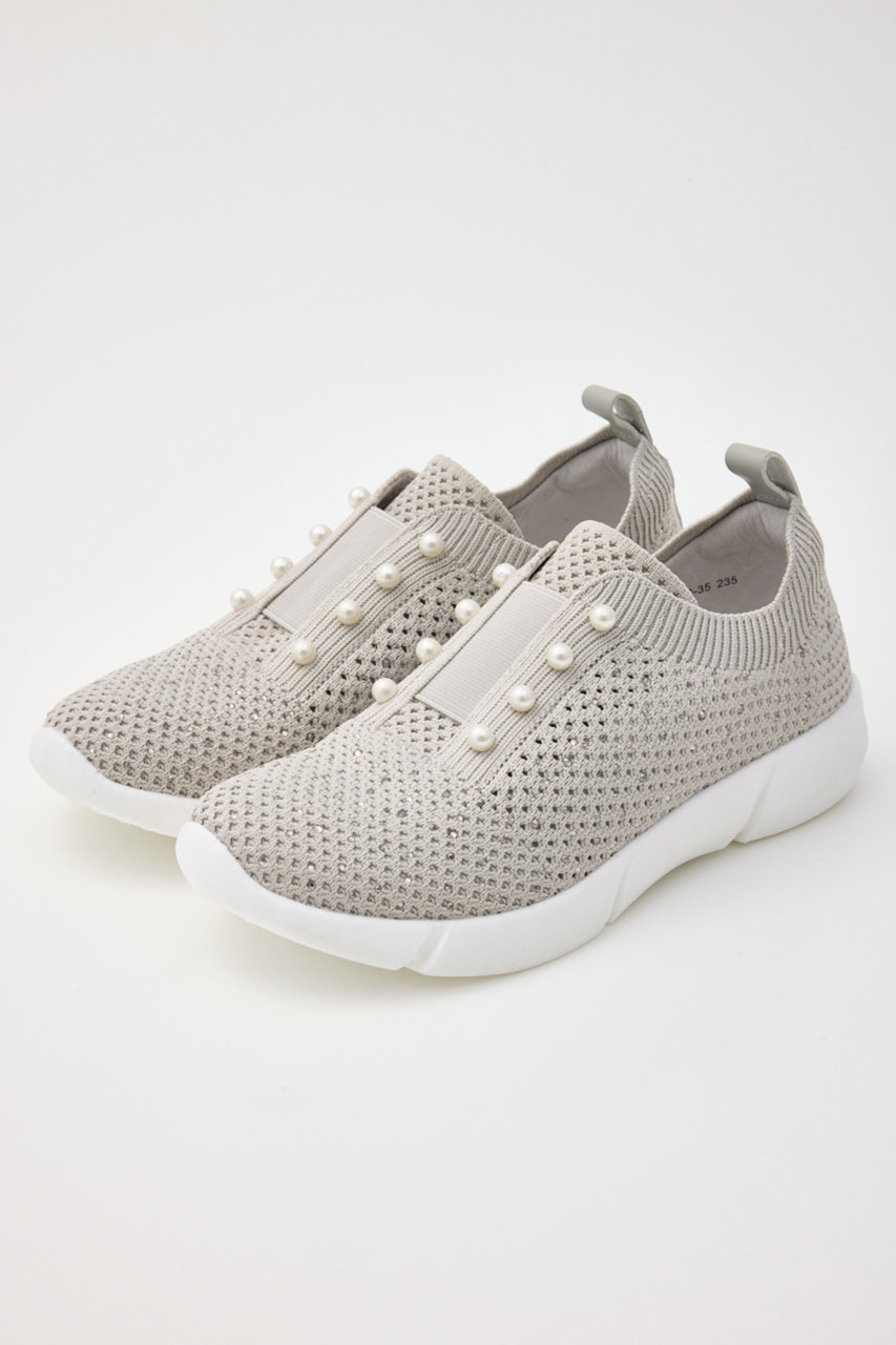 スタッカート/STACCATOのミニマルパールライトスリッポン(グレー/350JS149-9285)