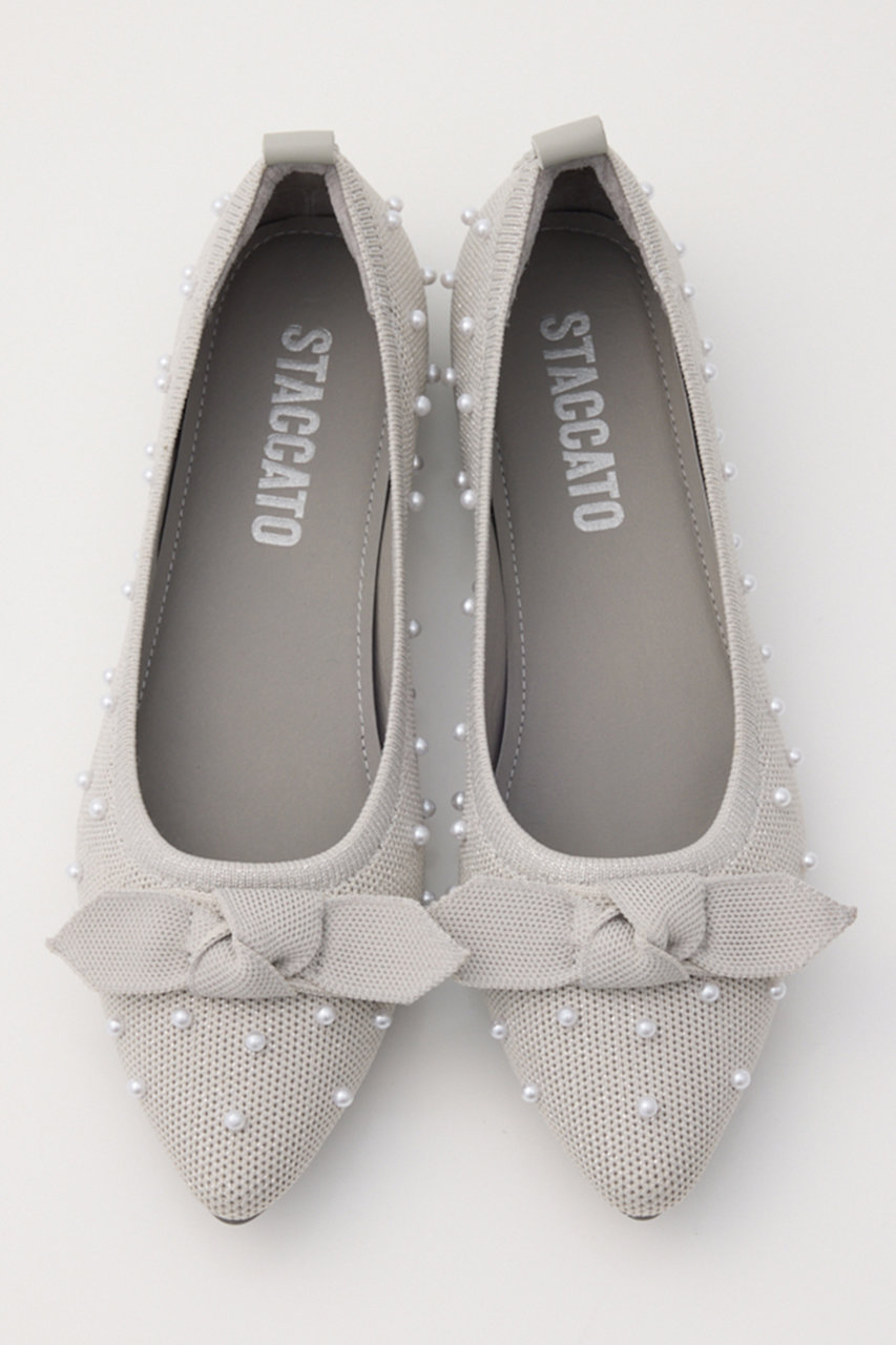 スタッカート/STACCATOのマーリーライトバレエシューズ(グレー/350JS112-2105)